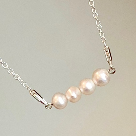 Beaded Bar Necklace - Picture 3 of 7